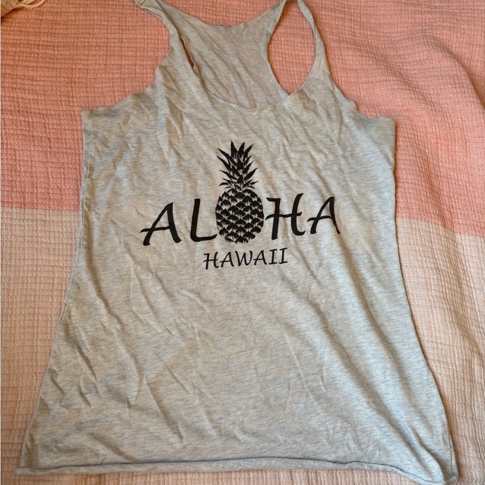 Aloha Hawaii pineapple tank